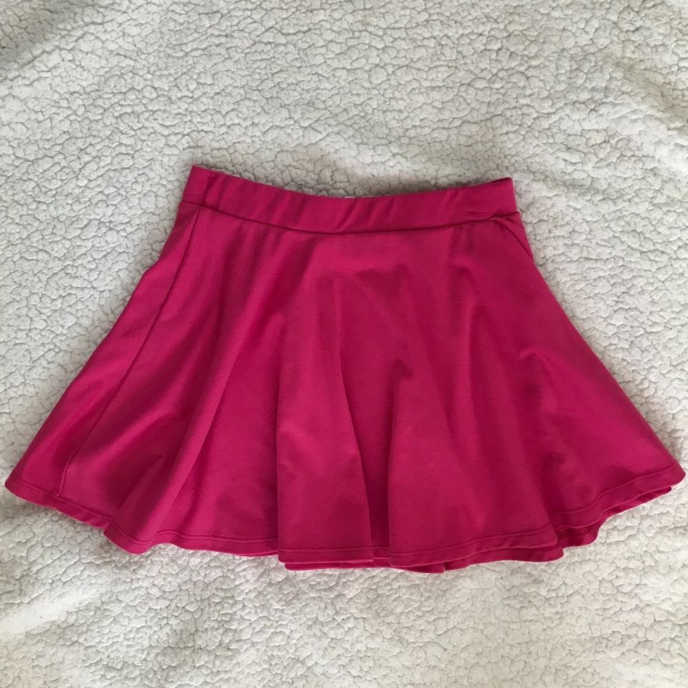 Pink skater skirt